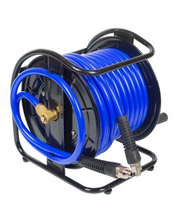 Шланг на открытой катушке, полиуретановый 10х15 мм, 20 м, резьба 1/4&quot; МАСТАК 681-10020HR-foto4