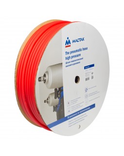 Шланг пневматический высокого давления 10х15 мм, бухта 100 м, поливинилхлоридный, гибкий МАСТАК 684--foto2