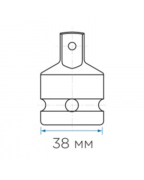 Переходник ударный 3/4">1/2", с шариковым фиксатором KING TONY 6874P-foto2