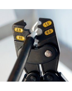 Кримпер индустриальный для обжима неизолированных клемм 300 мм KING TONY 6AC52-12-foto2