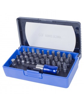Набор вставок (бит) 1/4&quot;, TORX, HEX, PZ, PH, SLOT, 32 предмета KING TONY 1032CQ