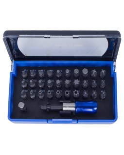Набор вставок (бит) 1/4", TORX, HEX, PZ, PH, SLOT, 32 предмета KING TONY 1032CQ-foto3