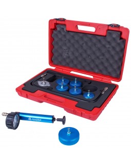 Набор для тестирования герметичности системы охлаждения, кейс, 9 предметов МАСТАК 103-40009C-foto2