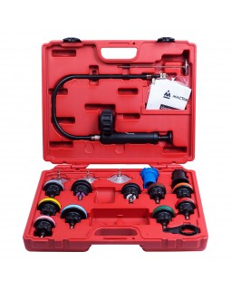 Набор для тестирования герметичности системы охлаждения, кейс, 18 предметов МАСТАК 103-40018C-foto2