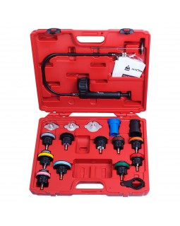 Набор для тестирования герметичности системы охлаждения, кейс, 18 предметов МАСТАК 103-40018C-foto3