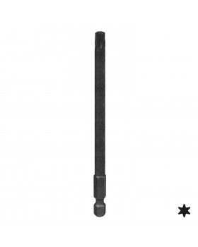 Вставка (бита) торцевая 1/4&quot;, Torx, Т30, L = 110 мм, для шуруповерта KING TONY 711130T