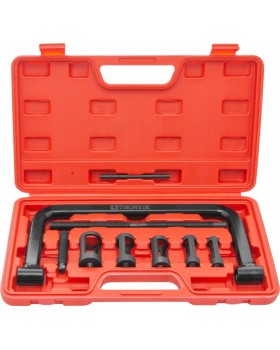 Рассухариватель клапанов струбцинный в наборе с насадками, 16-30 мм, 8 предметов-foto2