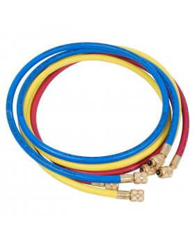 Шланг заправочный для фреона 1/4&quot;SAE х1/4&quot;SAE, 1,5 м МАСТАК 105-61015