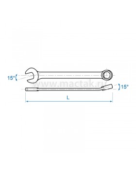 Ключ комбинированный 23 мм KING TONY 1060-23-foto3