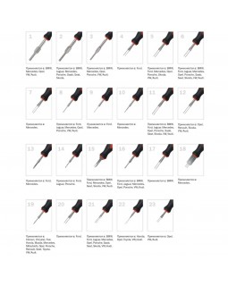 Набор для демонтажа клемм электропроводки, кейс, 23 предмета МАСТАК 106-20001C-foto6