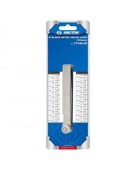 Набор щупов для проверки зазоров, 0,05-1 мм, 20 предметов KING TONY 77340-20-foto2