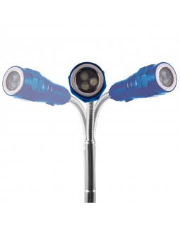 Фонарь светодиодный, телескопический, магнит, 3 элемента, 4хLR44 KING TONY 79833-foto4