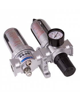 Фильтр влагоотделитель с редуктором и лубрикатор 1/4", 10 бар KING TONY 799A0-23C-foto3