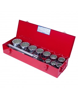 Набор торцевых головок с принадлежностями 1&quot;, двенадцатигранные, 1&7/16&quot;-3&1/8&quot;, 14 п-foto3