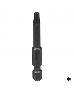 Вставка (бита) торцевая 1/4&quot;, Torx, Т6, L = 50 мм, для шуруповерта KING TONY 715006T