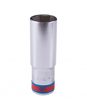Головка торцевая глубокая шестигранная 1/2&quot;, 3/4&quot;, дюймовая KING TONY 423524S