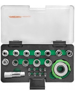 RD05H22S Головки торцевые SPLINE М4-13 с дисковым трещоточным механизмом и аксессуарами в наборе, 22-foto2