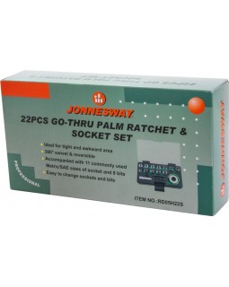 RD05H22S Головки торцевые SPLINE М4-13 с дисковым трещоточным механизмом и аксессуарами в наборе, 22-foto3