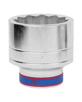 Головка торцевая стандартная двенадцатигранная 1&quot;, 60 мм KING TONY 833060M