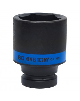 Головка торцевая ударная глубокая шестигранная 1", 60 мм KING TONY 843560M-foto3
