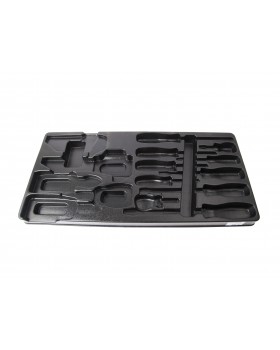 Ложемент для набора отверток 9-90129CR, PVC KING TONY 84702420B
