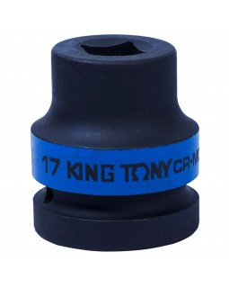 Головка торцевая ударная четырехгранная 1&quot;, 17 мм, футорочная KING TONY 851417M