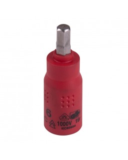 Насадка (бита) торцевая диэлектрическая 1/4", HEX, 6 мм, L = 54 мм KING TONY 2035VE06-foto2