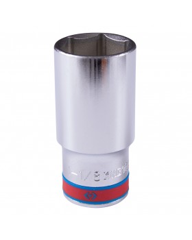 Головка торцевая глубокая шестигранная 1/2&quot;, 1-1/8&quot;, дюймовая KING TONY 423536S