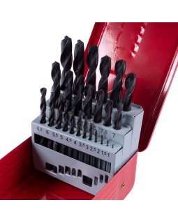 Набор сверл по металлу HSS 1,0-13,0 мм, 25 предметов KING TONY 11325SQ-foto4