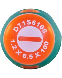 Отвертка стержневая шлицевая ANTI-SLIP GRIP, SL6.5х100 мм-foto3