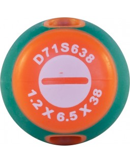 Отвертка стержневая шлицевая ANTI-SLIP GRIP, SL6.5х38 мм-foto3