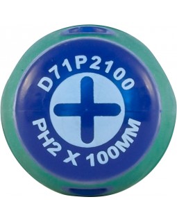 Отвертка стержневая крестовая ANTI-SLIP GRIP, PH2х100 мм-foto2