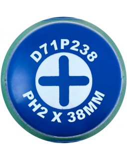 Отвертка стержневая крестовая ANTI-SLIP GRIP, PH2х38 мм