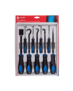 Набор для демонтажа сальников, колец и остатков герметика, кейс, 9 предметов МАСТАК 109-60009C-foto2