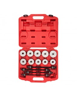 Набор оправок для монтажа и демонтажа сайлентблоков, 34-82 мм, кейс, 24 предмета МАСТАК 110-20024C-foto2