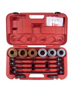Набор оправок для монтажа и демонтажа сайлентблоков, кейс, 26 предметов МАСТАК 110-20026C-foto3