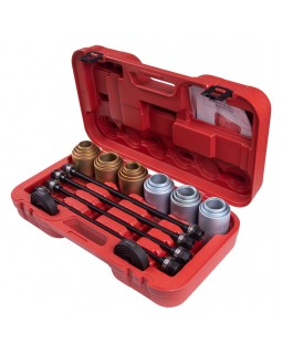 Набор оправок для монтажа и демонтажа сайлентблоков, кейс, 26 предметов МАСТАК 110-20026C-foto2