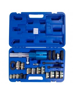 Набор оправок для монтажа и демонтажа сайлентблоков MB, гидравлический, кейс, 24 предмета МАСТАК 110-foto3