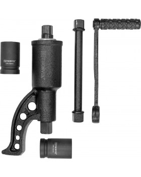 Гайковерт ручной механический 1"DR, 3800 Нм и головки торцевые 1"DR 32 мм, 33 мм-foto2