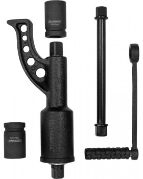 Гайковерт ручной механический удлиненный 1"DR, 3800 Нм и головки торцевые 1"DR 32 мм, 33 мм-foto2