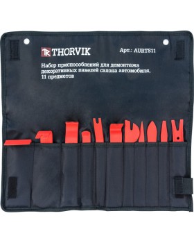 Набор приспособлений для демонтажа декоративных панелей салона автомобиля, 11 предметов-foto2