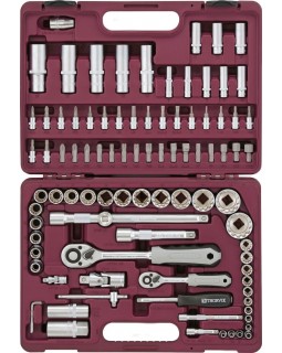 Набор инструмента 1/4", 1/2" с головками торцевыми MultiProf, 94 предмета-foto3