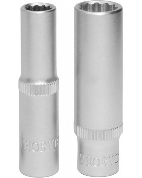 Головка торцевая глубокая 12-гранная 1/4"DR, 8 мм