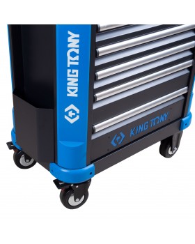 Тележка инструментальная, 7 ящиков KING TONY 87G31-7B-BK-foto10