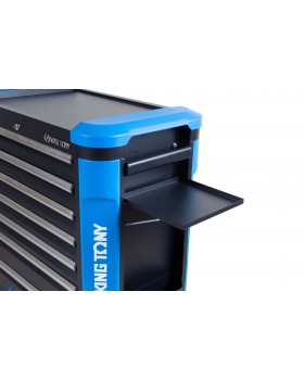 Тележка инструментальная, 7 ящиков KING TONY 87G31-7B-BK-foto6