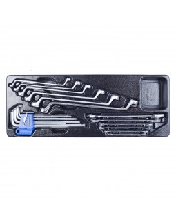 Набор инструментов универсальный, выдвижной ящик, 69 предметов KING TONY 901-069MR01-foto5