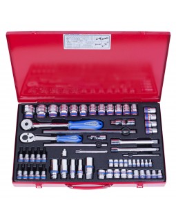 Набор торцевых головок с принадлежностями 1/4&quot;&3/8&quot;&1/2&quot;, двенадцатигранные, 4-32 мм,-foto3