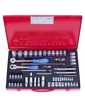 Набор торцевых головок с принадлежностями 1/4&quot;&3/8&quot;&1/2&quot;, двенадцатигранные, 4-32 мм,-foto3