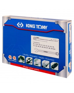 Набор комбинированных ключей, ложемент, 20 предметов KING TONY 9-1220MRV-foto2