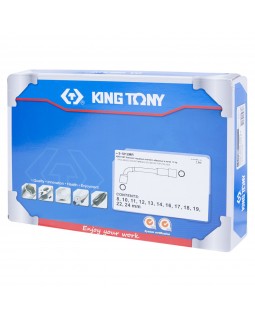 Набор торцевых ключей L-образных, ложемент, 12 предметов KING TONY 9-1812MR-foto2